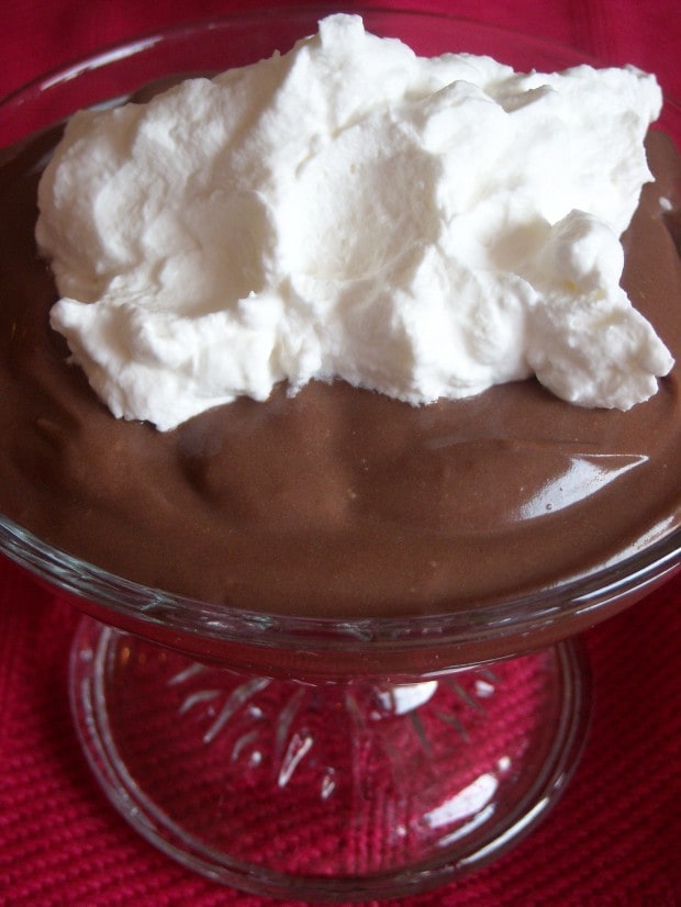This delicious homemade chocolate pudding is packed full of rich chocolate flavor and is simply made on the stove top. Serve it warm or cold. 