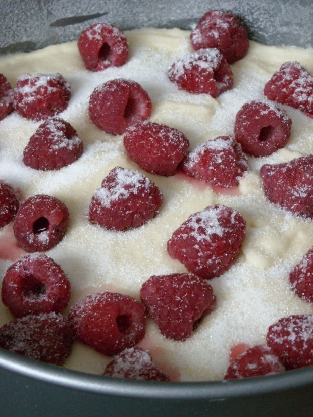 Raspberry Buttermilk Cake by Nutmeg Nanny
