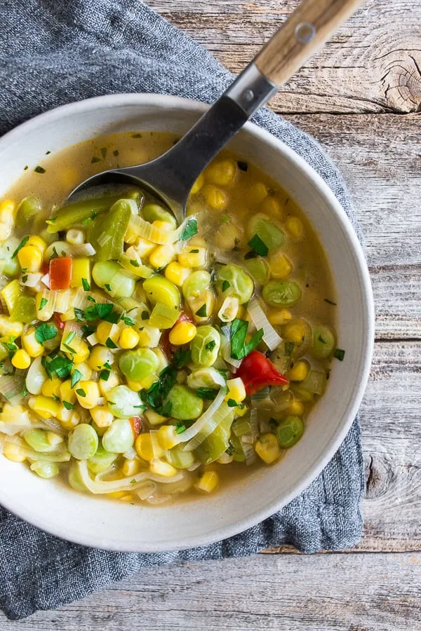 Succotash Soup Nutmeg Nanny
