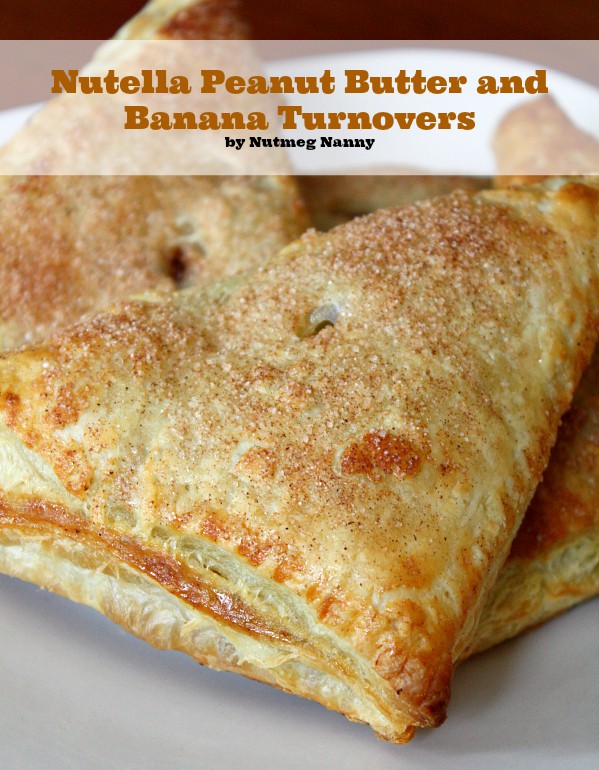 These super simple Nutella peanut butter and banana turnovers are the perfect weekday dessert. From start to finish ready in just 25 minutes. Hello dessert!