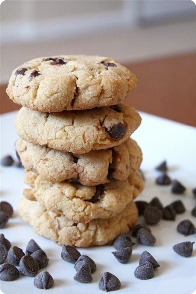 Brown Butter Toasted Coconut Dark Chocolate Cookies