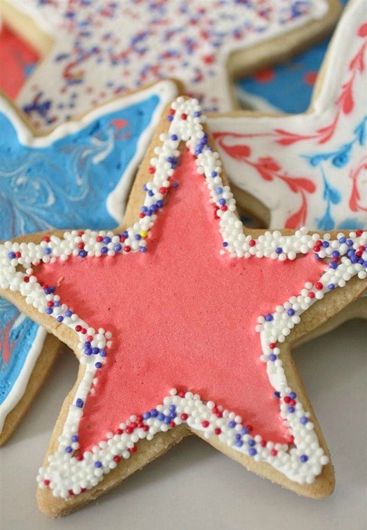 Fourth of July Sugar Cookies by Nutmeg Nanny