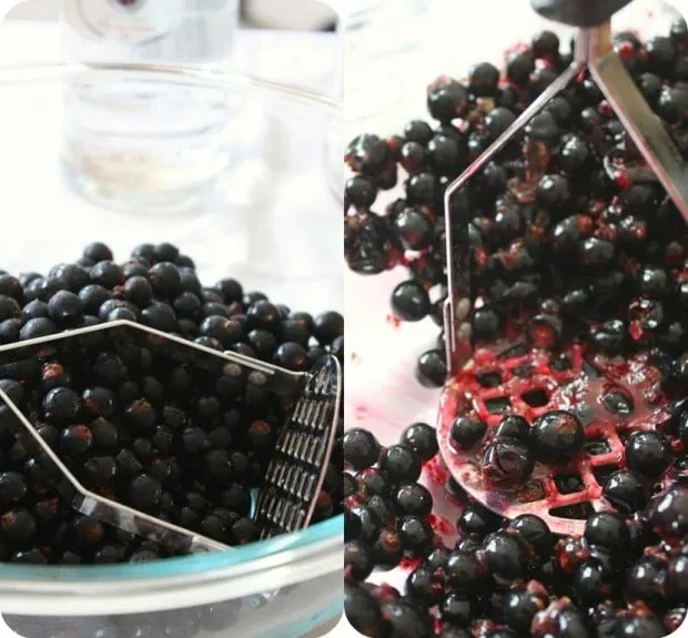This homemade cassis recipe will teach you how to go from fresh picked black currants to deliciously sweet cassis liqueur. So easy to make and delicious!