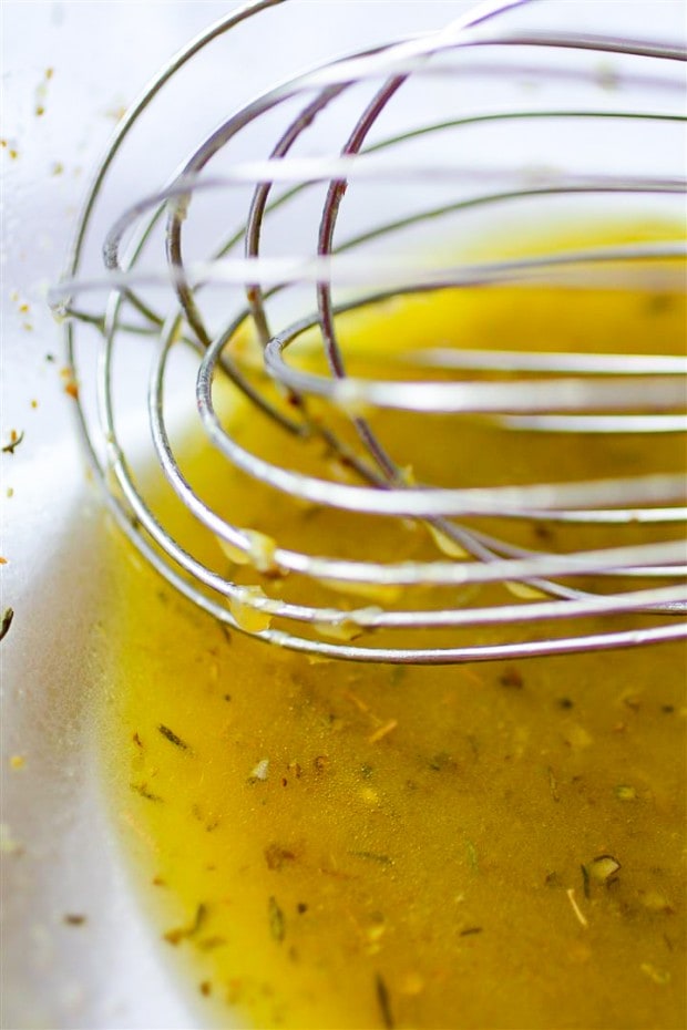 This super simple lemon Dijon marinade is the perfect go-to marinade. Use on chicken, fish or even beef! Ready in no time and totally delicious. You'll love this super simple recipe!