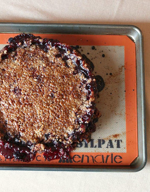 Cherry Pie with Chocolate Crust by NutmegNanny.com