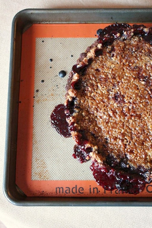 Cherry Pie with Chocolate Crust by NutmegNanny.com