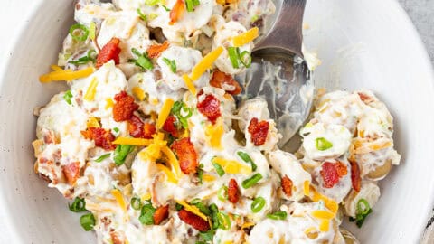 potato salad ranch dressing sour cream Bacon Ranch Potato Salad