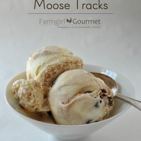 Homemade Moose Tracks Ice Cream