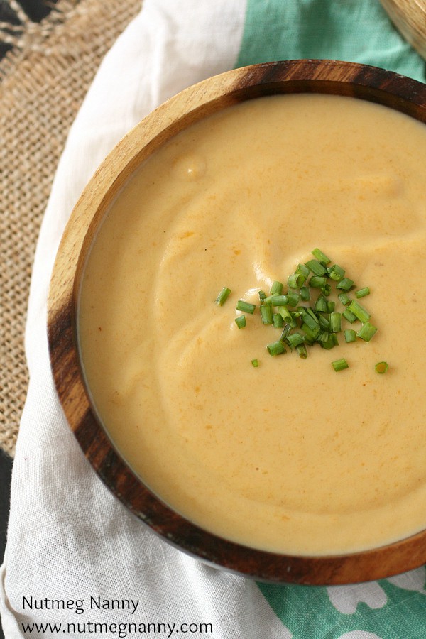 This super creamy cauliflower cheddar beer soup is packed full of flavor and is perfect for cool weather. In an hour you can go from hungry to full.