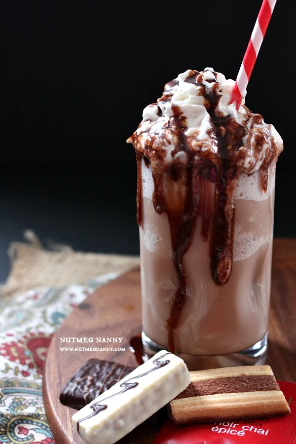 Chocolate Chai Frappe by Nutmeg Nanny