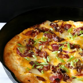 Loaded Baked Potato Pizza - popular in Connecticut and now your kitchen!