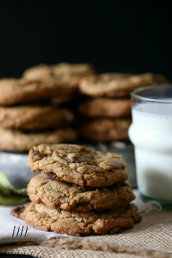 Espresso Salted Chocolate Chip Cookies by Nutmeg Nanny