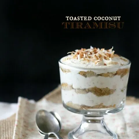 Toasted Coconut Tiramisu by Nutmeg Nanny