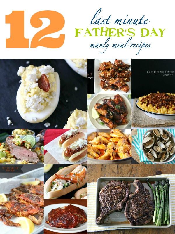Last Minute Father's Day Recipes by Nutmeg Nanny