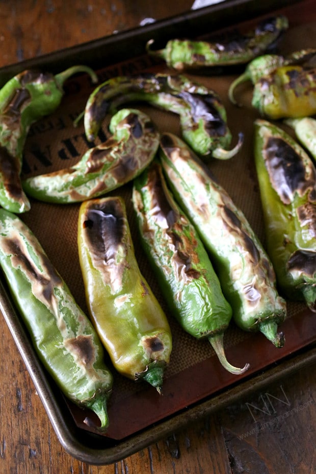 roasted hatch green chiles.
