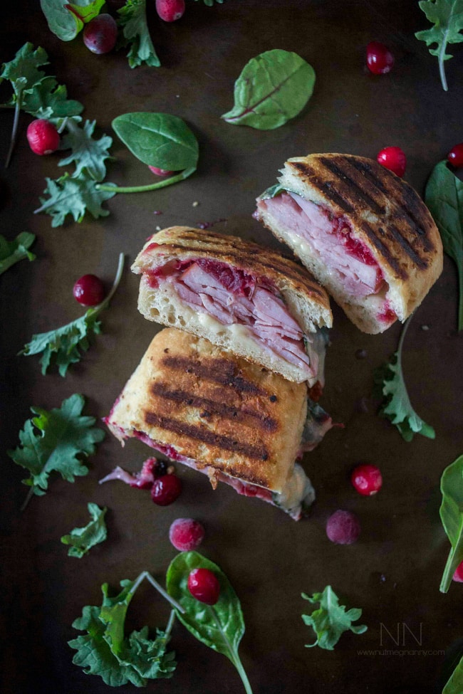 This simple ham cheddar cranberry melt sandwich is the perfect way to use up leftover Christmas ham. A perfect balance of sweet, salty and cheesy. 