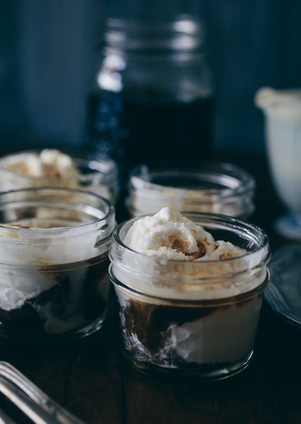 This coconut gelato iced coffee affogato is the perfect way to celebrate your love of coffee and dessert. Super simple and only uses 4 ingredients! Hello delicious!