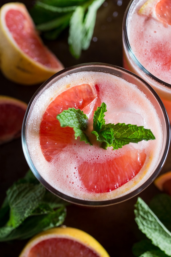 This fresh grapefruit margarita is packed full of grapefruit and lime flavor. Serve it on the rocks or frozen - either way is totally delicious!