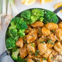 This 20 minute healthier orange chicken is the perfect weeknight dish. Why pay for take out when you can make this quick and easy dish from scratch. Trust me, you'll LOVE this dish it's seriously that EASY!