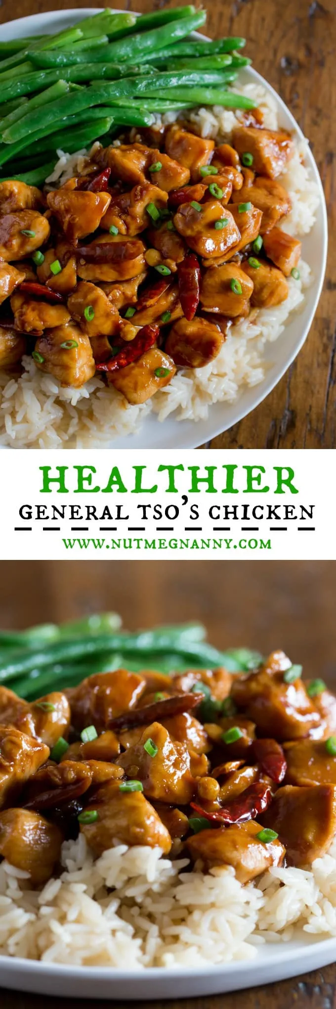 This healthier General Tso's chicken is a quick and easy meal for your weeknight rush. No breading or frying and made with a flavor packed homemade sauce. It's the perfect balance of heat and sweet. Plus it's ready in just 25 minutes!