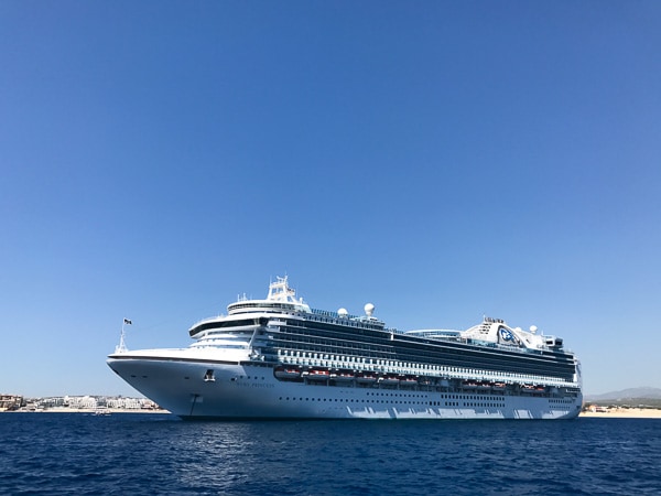 What's the best way to spend a day in Cabo San Lucas, Mexico? How about rolling in on a beautiful Princess Cruise Ship, going sailing on a luxury yacht, eating delicious food and swimming in crystal clear water. How is that for a luxury day in Cabo? 