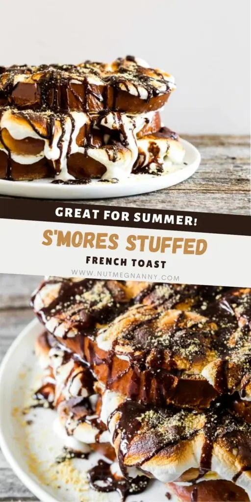S'mores French Toast pin for Pinterest. 