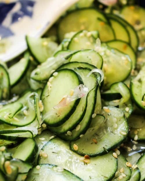 Asian Marinated Cucumber Salad - 20 Perfect Summer Salads