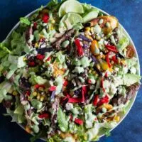 Southwest Steak Salad with Fried Plantains - 20 Perfect Summer Salads