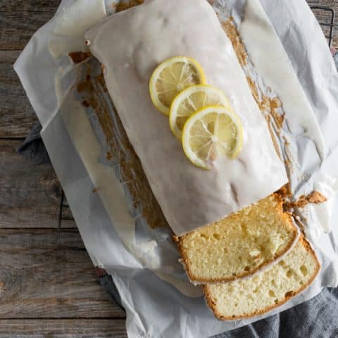 This lemon vanilla pound cake is the perfect winter dessert. It’s packed full of fresh lemon zest and vanilla beans and topped with a thick and creamy pound cake glaze. All you need to do is grab and fork and a hot cup of coffee and dig in!