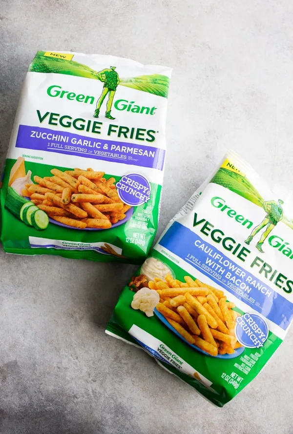 2 bags of Green Giant veggie fries.