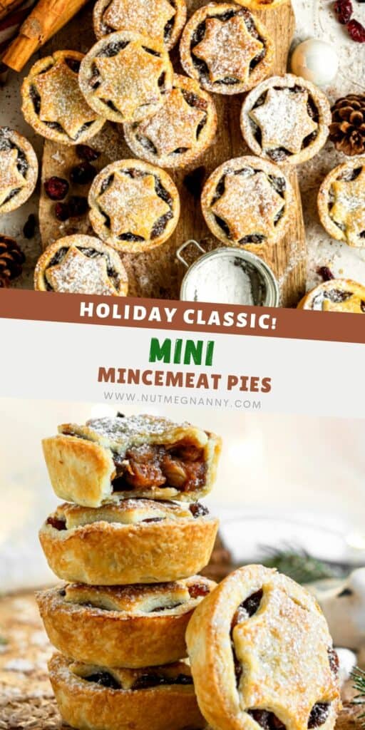 Mini Mincemeat Pies pie for pinterest.