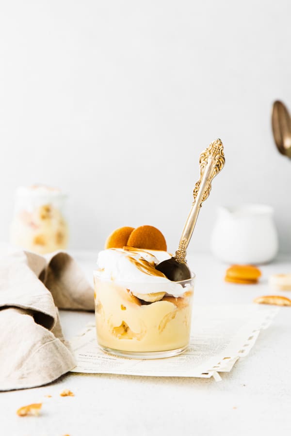 The Best Banana Pudding in a glass. 