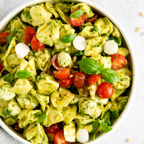 Pesto Tortellini Salad