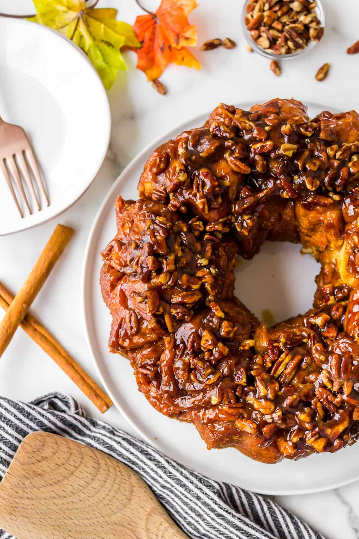 Pumpkin Monkey Bread - Nutmeg Nanny