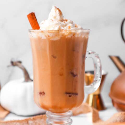 Boozy Pumpkin Pie Latte
