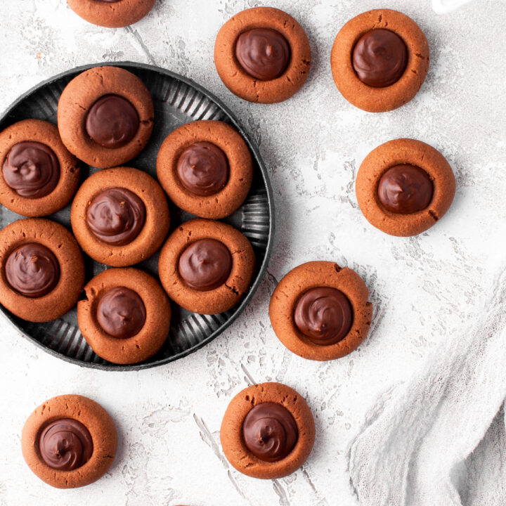 Double Chocolate Thumbprint Cookies