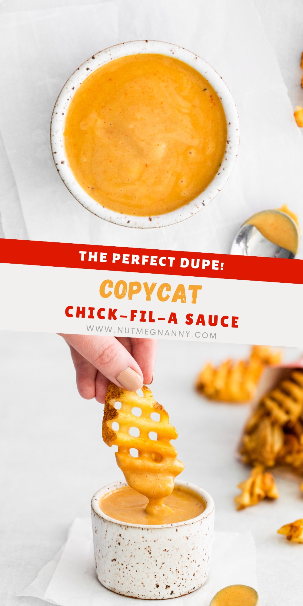 Copycat Chick-fil-A Sauce pin for Pinterest. 