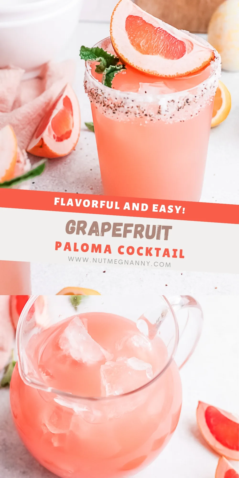 Grapefruit Paloma pin for Pinterest. 