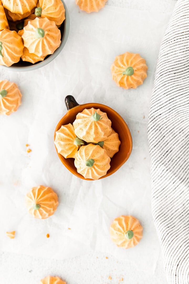 Fall Merigue Cookies Pumpkin Spice Meringue Cookies - Nutmeg Nanny
