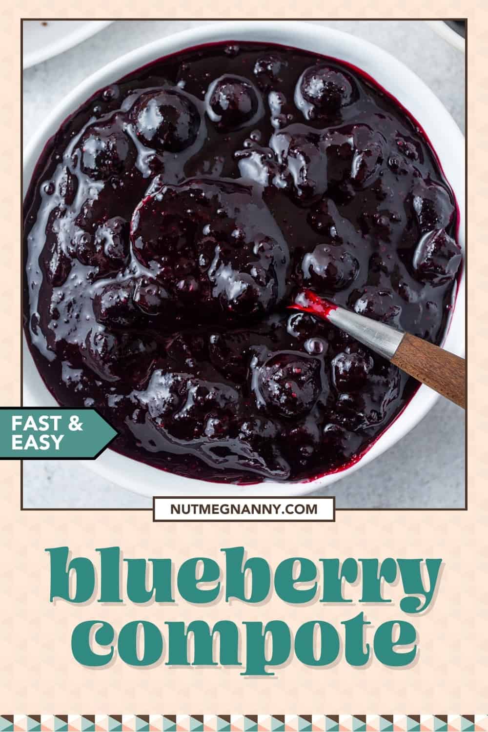 Blueberry Compote - Nutmeg Nanny