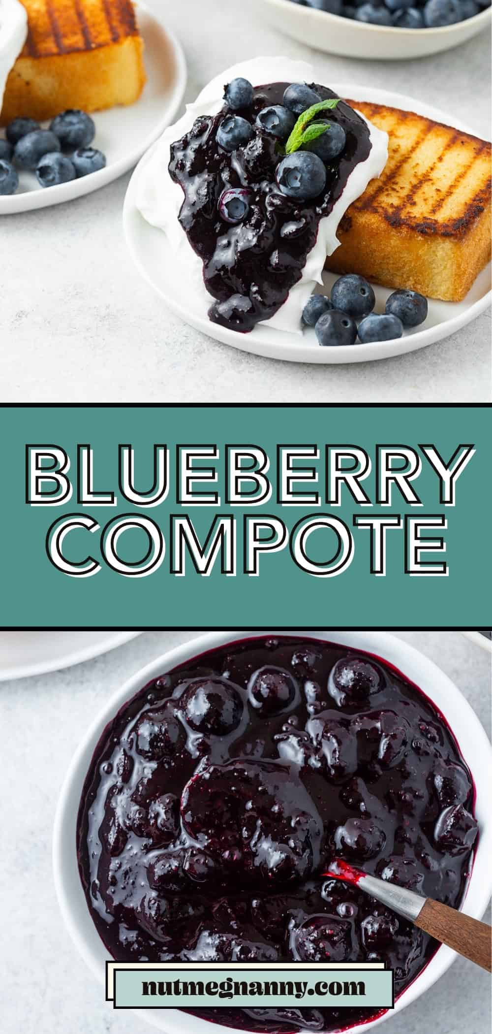 Blueberry Compote - Nutmeg Nanny